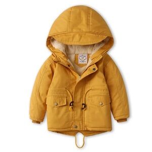 Cozy Yellow Hooded Jacket for Kids